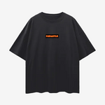Shattered Back Board Oversize Deep Drop Shoulder Graphic Tshirt by Shop FNDMNTLS - Tshirts, Casual Streetwear, Cotton T-shirt