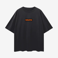 Shattered Back Board Oversize Deep Drop Shoulder Graphic Tshirt by Shop FNDMNTLS - Tshirts, Casual Streetwear, Cotton T-shirt