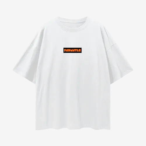 Shattered Back Board Oversize Deep Drop Shoulder Graphic Tshirt by Shop FNDMNTLS - Tshirts, Casual Streetwear, Cotton T-shirt
