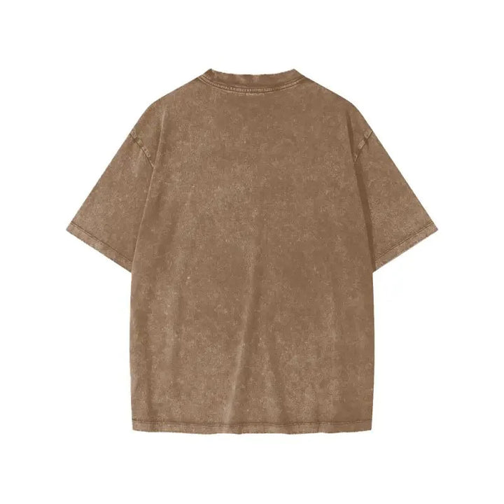 FNDMNTLS Washed Kids Graphic Dino Tee by Shop FNDMNTLS - Tshirts, Casual wear, Cotton
