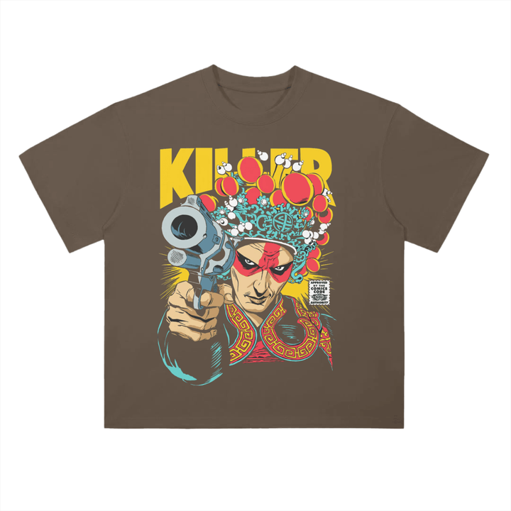 Your a Killer Drop Shoulder Graphic T-Shirt by Shop FNDMNTLS - Tshirts, Casual Fashion, Casual Streetwear