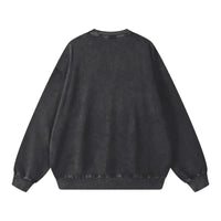 Yahuah Acid Wash Oversize Sweatshirt - Heretic-s Streetwear - Casual Fashion - casual wear -# product_type#