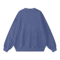 Yahuah Acid Wash Oversize Sweatshirt - FNDMNTLS Streetwear - Casual Fashion - casual wear 