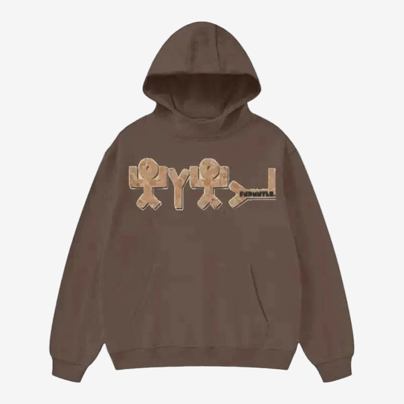 Yahuah High Neck Insulated Fleece Hoodie Heretic-s StreetwearAutumn Winter WearCasual Cotton Hoodie