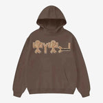 Yahuah High Neck Insulated Fleece Hoodie Heretic-s StreetwearAutumn Winter WearCasual Cotton Hoodie