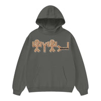 Yahuah High Neck Insulated Fleece Hoodie Heretic-s StreetwearAutumn Winter WearCasual Cotton Hoodie