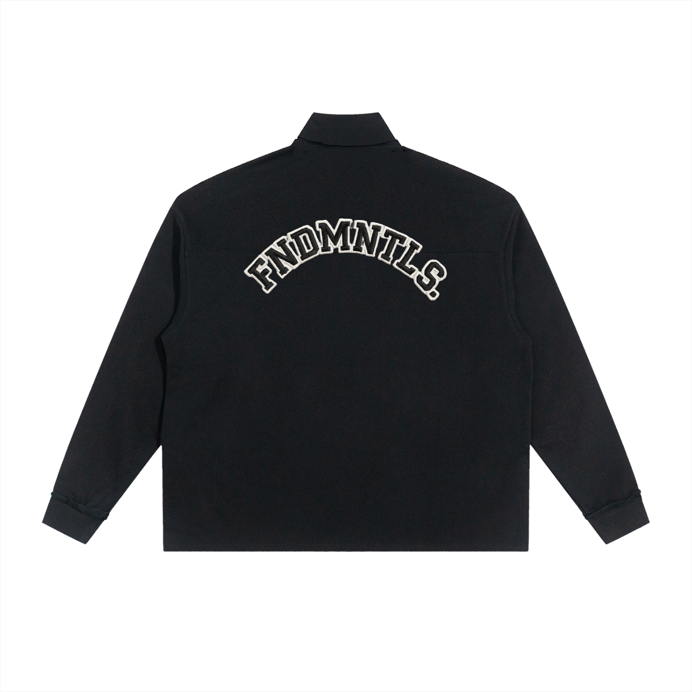 Half-Zip Rolled Edge Fleece Sweatshirt by Shop FNDMNTLS - sweatshirts, Chrome Cardinals, pullover swaetshirt