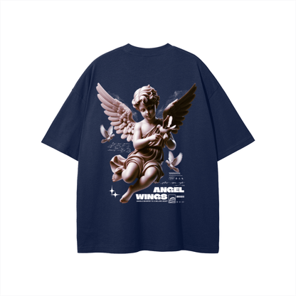 Heretic-s Angel Wings Graphic Tshirt by Shop FNDMNTLS - Tshirts, Angel Wings T-shirt, Casual T-shirt