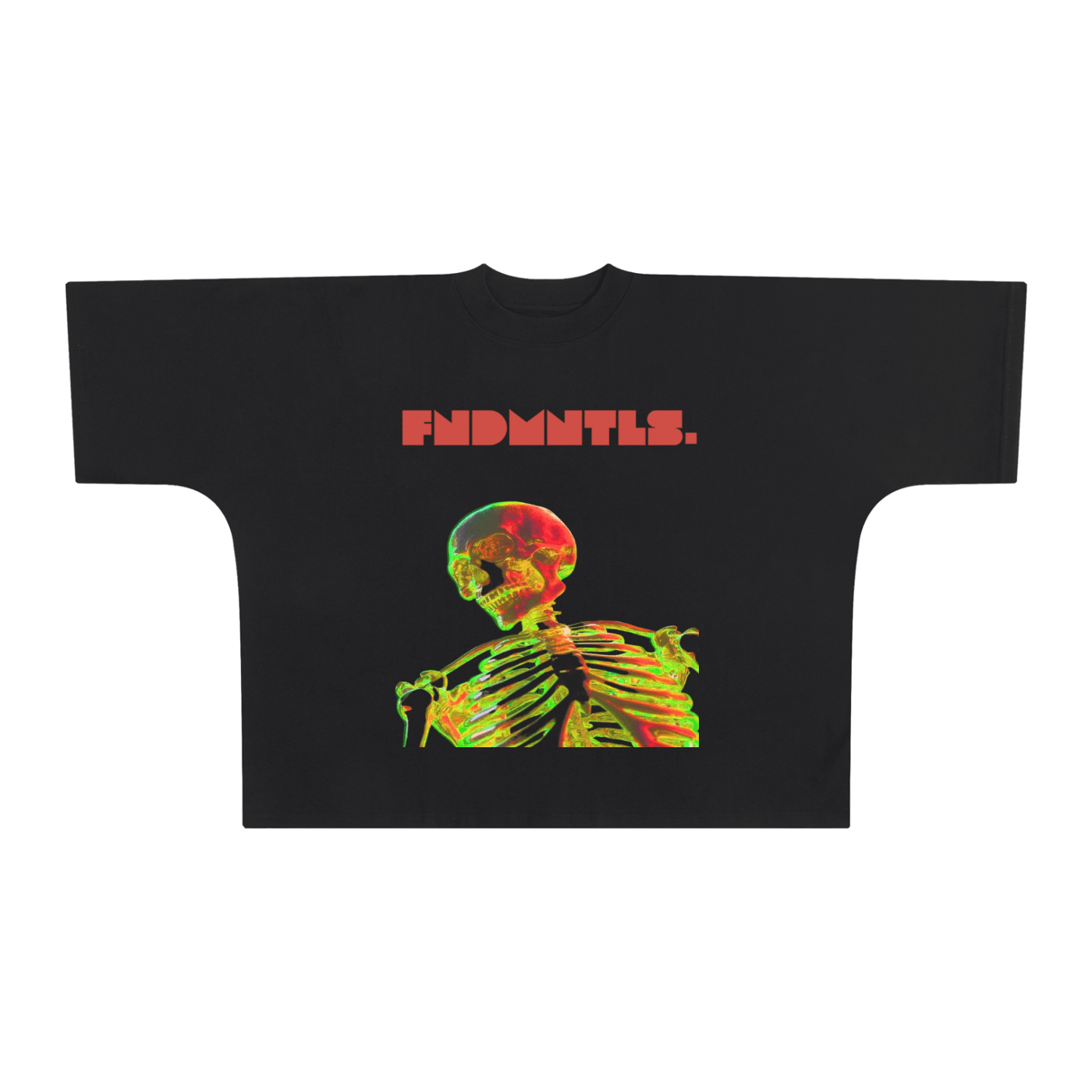 Im Dead Boxy Cut Graphic Tshirt by Shop FNDMNTLS - Tshirts, casual wear, cotton t-shirt