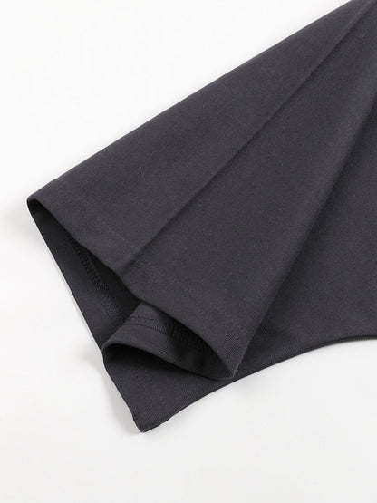 Im Dead Boxy Cut Graphic Tshirt by Shop FNDMNTLS - Tshirts, casual wear, cotton t-shirt