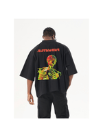Im Dead Boxy Cut Graphic Tshirt by Shop FNDMNTLS - Tshirts, casual wear, cotton t-shirt