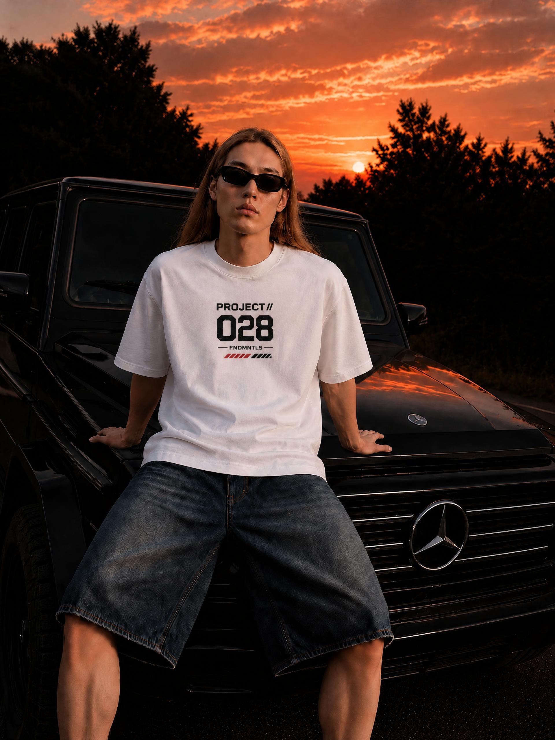 Sector 28 Essential Cotton T-Shirt - Product Photo 1 | FNDMNTLS Streetwear