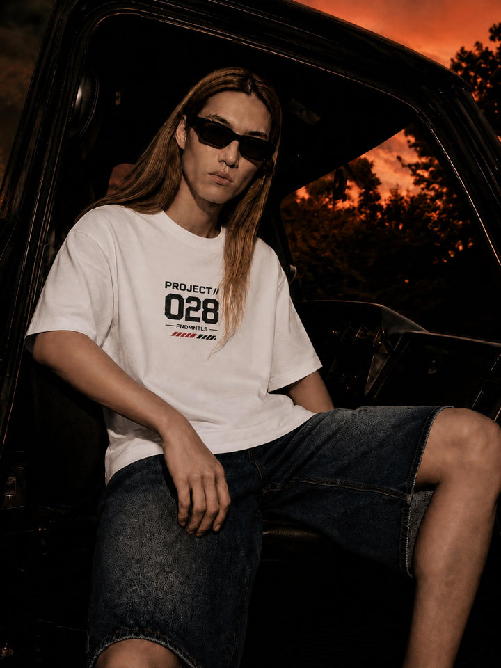 Sector 28 Essential Cotton T-Shirt - Product Photo 2 | FNDMNTLS Streetwear