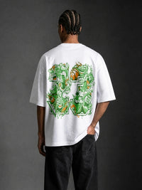 Monstarr Space Jam Vintage-Washed Frayed Tee | FNDMNTLS™