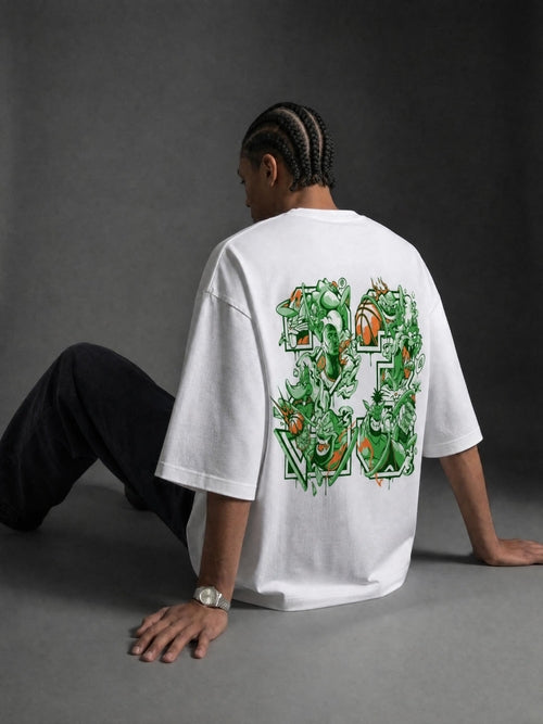 Monstarr Space Jam Vintage-Washed Frayed Tee | FNDMNTLS™