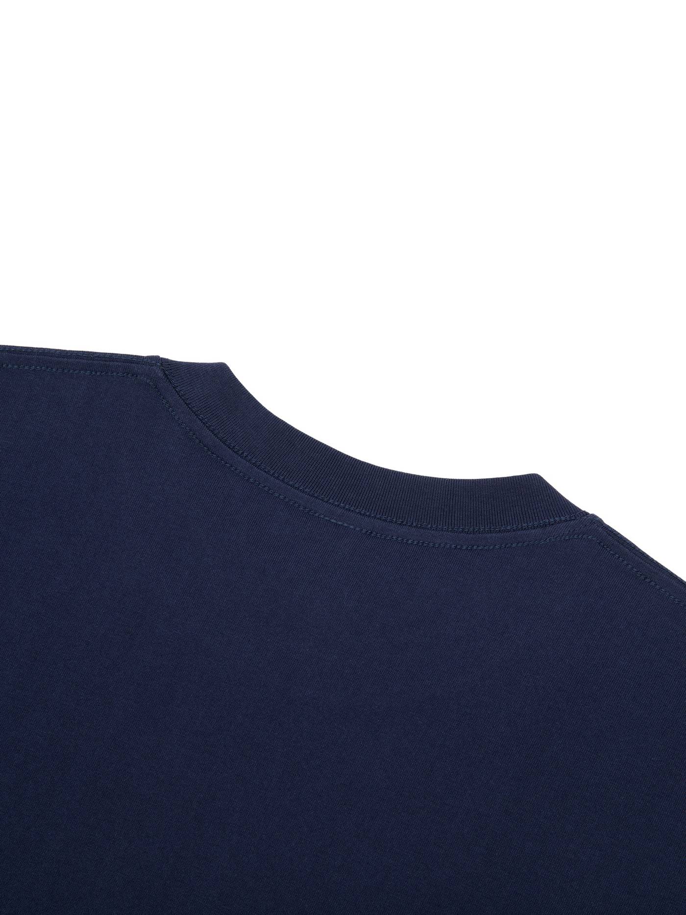 Soft navy blue cotton fabric texture