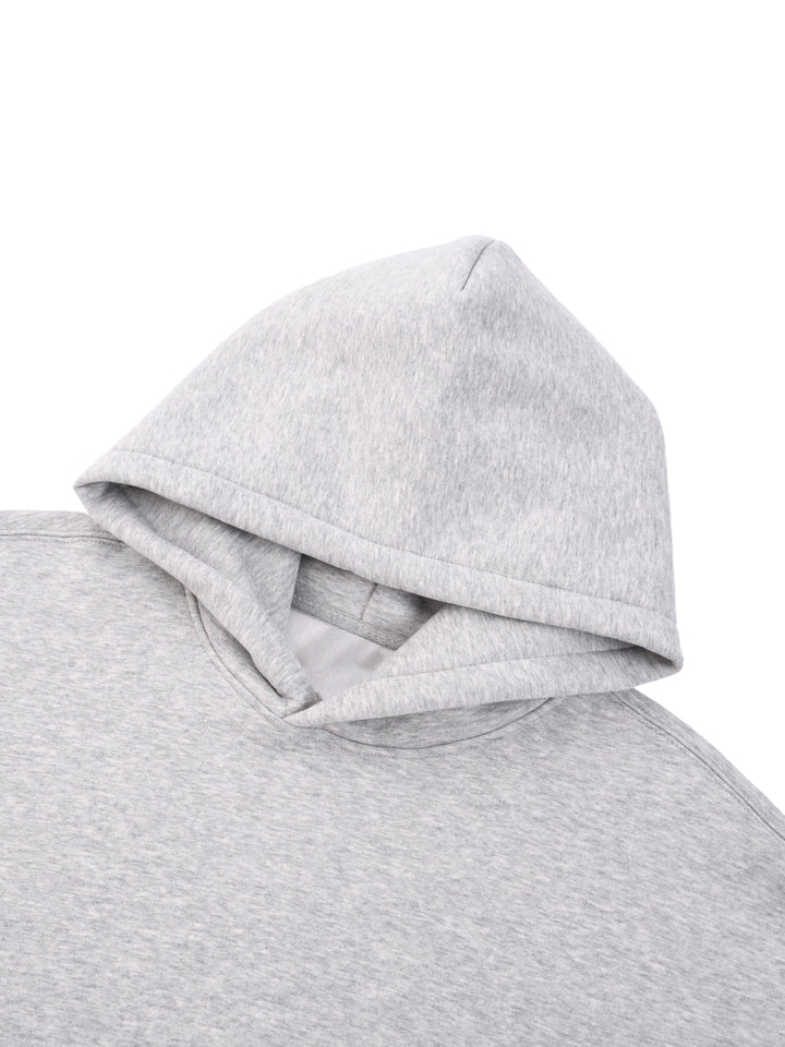 Foundation Essential Oversized Boxy Fit Fleece Hoodie - Product Photo 9 | FNDMNTLS Streetwear