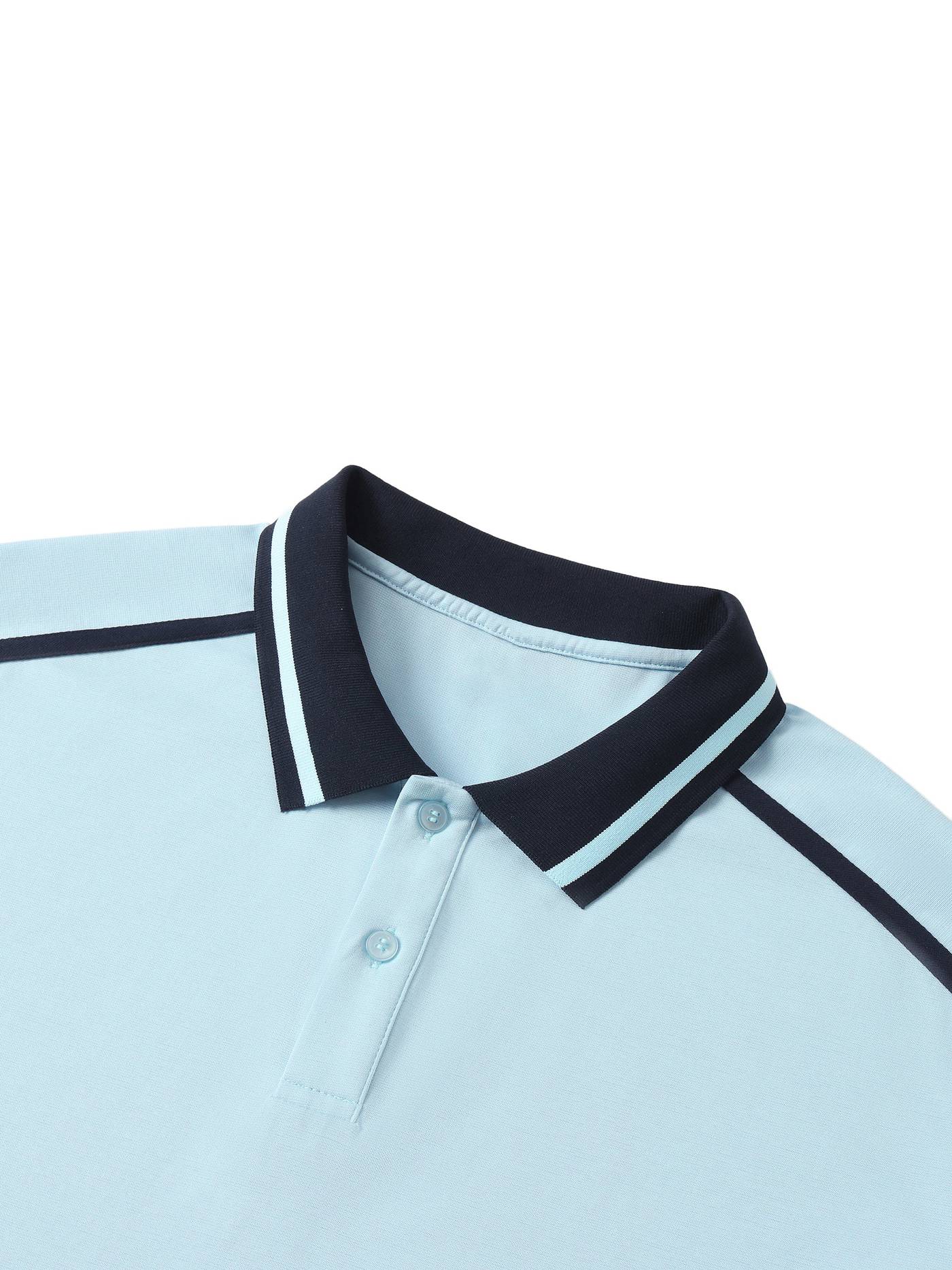 Unisex Contrast Piping Polo Shirt - Comfortable Casual Wear