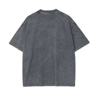 Aliens Oversize Snow Washed Graphic T-Shirt by Shop FNDMNTLS - Tshirts, 100% Cotton, 100% Cotton Shirt