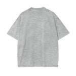 Aliens Oversize Snow Washed Graphic T-Shirt by Shop FNDMNTLS - Tshirts, 100% Cotton, 100% Cotton Shirt