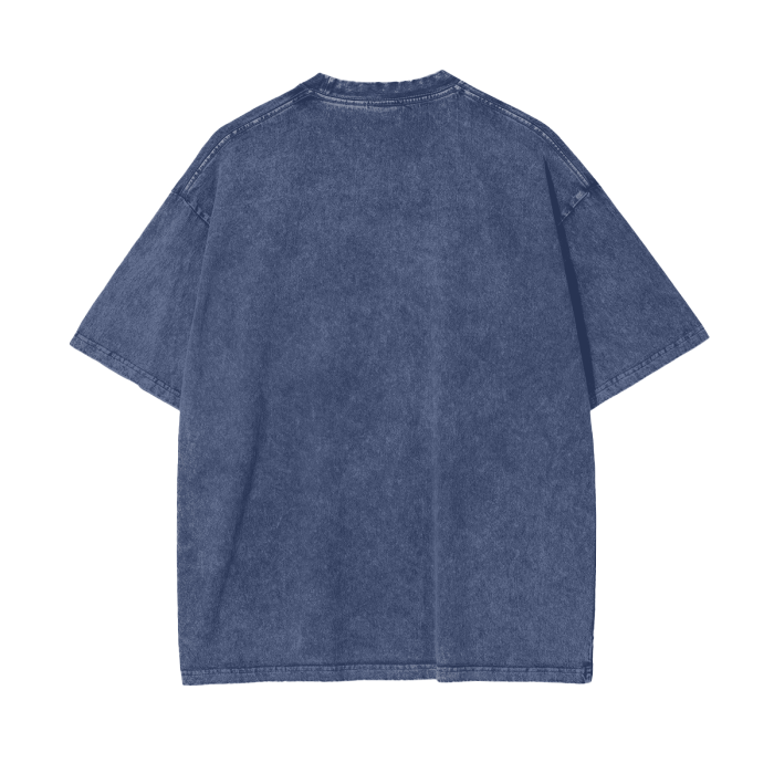 Infinity Links Broken Youth Oversize Snow Washed Graphic T-Shirt by Shop FNDMNTLS - Tshirts, 100% Cotton, 100% Cotton Shirt
