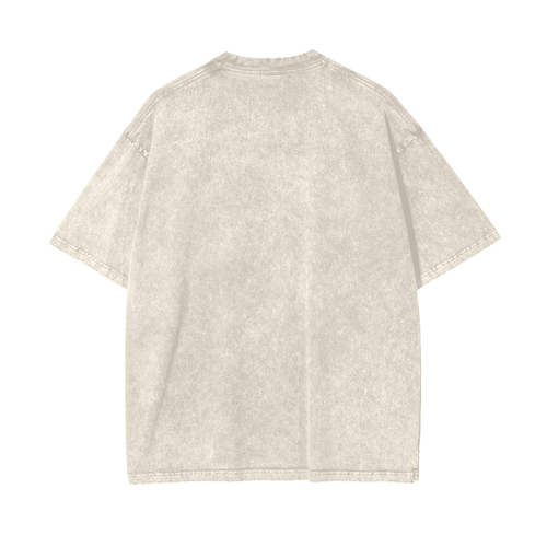 Infinity Links Broken Youth Oversize Snow Washed Graphic T-Shirt by Shop FNDMNTLS - Tshirts, 100% Cotton, 100% Cotton Shirt