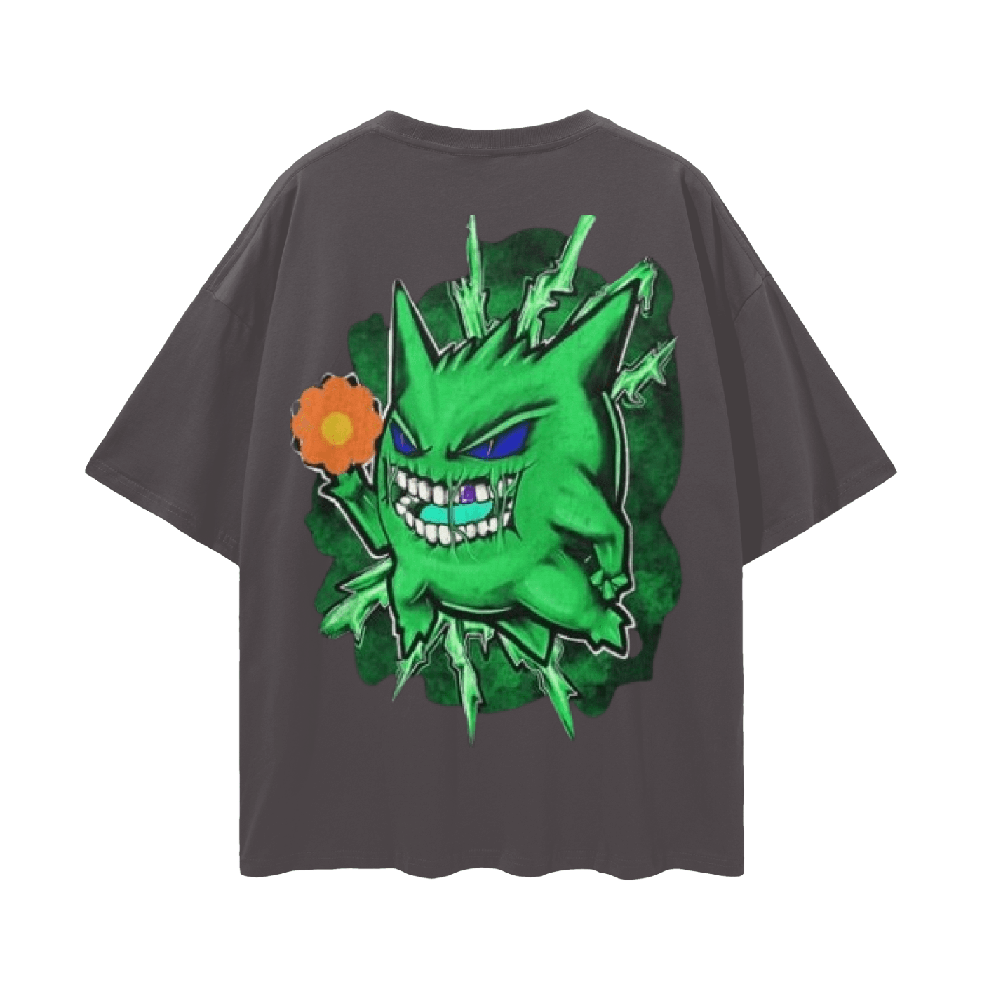 Infinity Links Goblin Oversize Deep Drop Shoulder Graphic Tshirt - 190 GSM by Shop FNDMNTLS - Tshirts, 100% Cotton, 100% Cotton Shirt