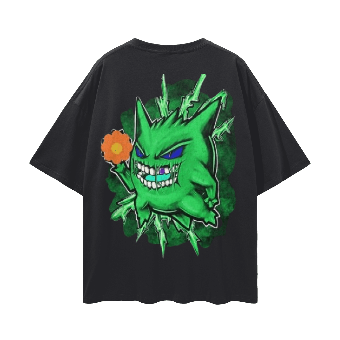 Infinity Links Goblin Oversize Deep Drop Shoulder Graphic Tshirt - 190 GSM by Shop FNDMNTLS - Tshirts, 100% Cotton, 100% Cotton Shirt
