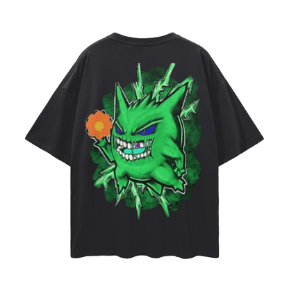 Infinity Links Goblin Oversize Deep Drop Shoulder Graphic Tshirt - 190 GSM by Shop FNDMNTLS - Tshirts, 100% Cotton, 100% Cotton Shirt