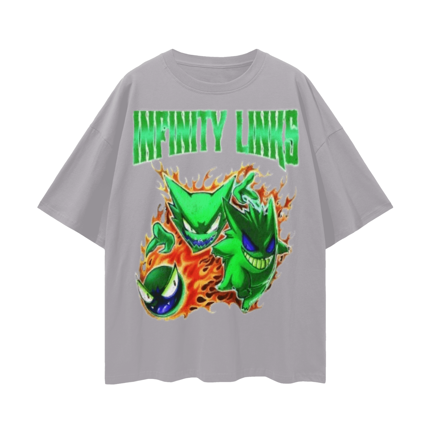 Infinity Links Goblin Oversize Deep Drop Shoulder Graphic Tshirt - 190 GSM by Shop FNDMNTLS - Tshirts, 100% Cotton, 100% Cotton Shirt