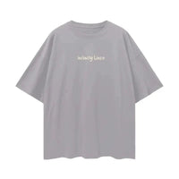 Infinity Links Let Happiness Bloom Oversize Deep Drop Shoulder Tee - 190 GSM - Heretic - s Streetwear - Boxy Fit