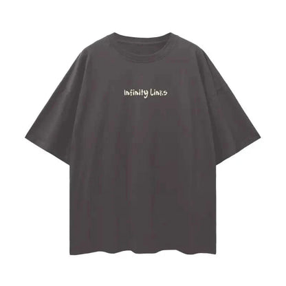 Let Happiness Bloom Oversize graphic tshirt by Shop FNDMNTLS - Tshirts, 100% Cotton, Boxy Fit