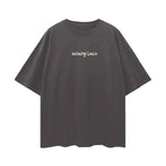 Let Happiness Bloom Oversize graphic tshirt by Shop FNDMNTLS - Tshirts, 100% Cotton, Boxy Fit
