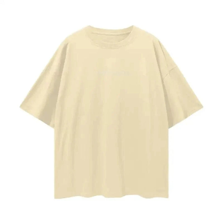 Let Happiness Bloom Oversize graphic tshirt by Shop FNDMNTLS - Tshirts, 100% Cotton, Boxy Fit