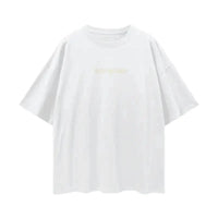Let Happiness Bloom Oversize graphic tshirt by Shop FNDMNTLS - Tshirts, 100% Cotton, Boxy Fit