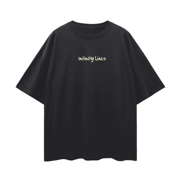 Let Happiness Bloom Oversize graphic tshirt by Shop FNDMNTLS - Tshirts, 100% Cotton, Boxy Fit