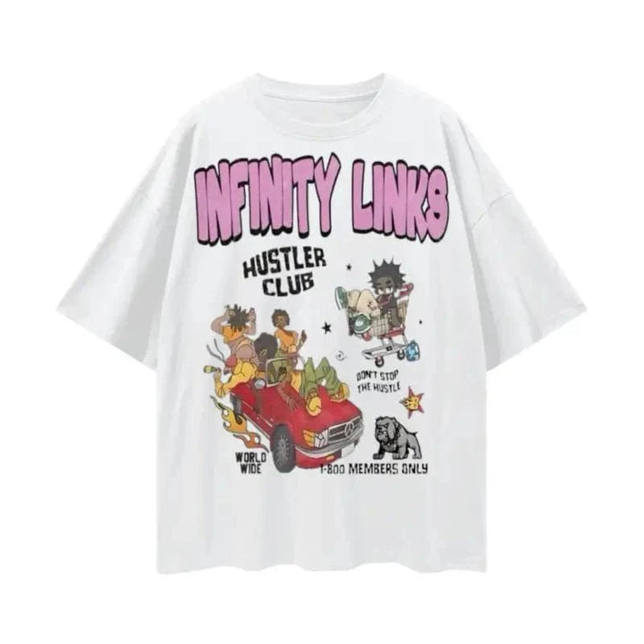 Infinity Links Members Only Graphic Tshirt by Shop FNDMNTLS - Tshirts, casual wear, Cotton T-shirt