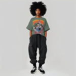 Infinity Links Temptations Acid Wash Oversize T-Shirt by Shop FNDMNTLS - Tshirts, 100% Cotton, 100% Cotton Shirt