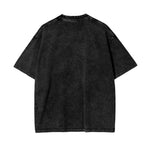 The World is Yours Acid Wash Oversize T-Shirt by Shop FNDMNTLS - Tshirts, ,