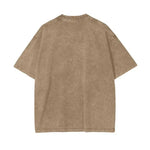 The World is Yours Acid Wash Oversize T-Shirt by Shop FNDMNTLS - Tshirts, ,