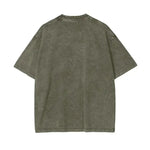 The World is Yours Acid Wash Oversize T-Shirt by Shop FNDMNTLS - Tshirts, ,