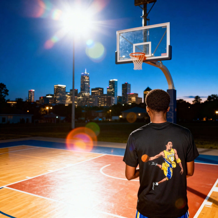 Kobe Cartoon Essential Cotton Tshirt - Heretic - s Streetwear - casual tee - casual tshirt -  product_type
