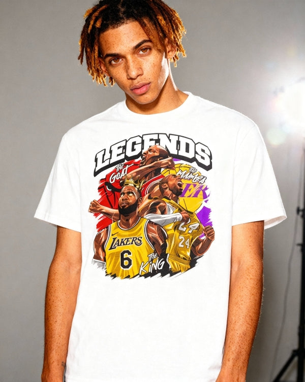 Legends Pure Cotton T-Shirt - Casual Essential by Shop FNDMNTLS - Tshirts, casual wear, Cotton T-shirt