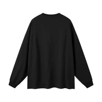 Heavyweight Earth Tone Long Sleeve Graphic T-shirt by Shop FNDMNTLS - Tshirts, autumn clothing, casual wear