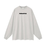 Heavyweight Earth Tone Long Sleeve Graphic T-shirt by Shop FNDMNTLS - Tshirts, autumn clothing, casual wear