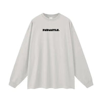 Heavyweight Earth Tone Long Sleeve Graphic T-shirt by Shop FNDMNTLS - Tshirts, autumn clothing, casual wear