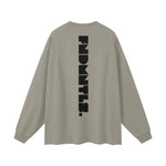 Heavyweight Earth Tone Long Sleeve Graphic T-shirt by Shop FNDMNTLS - Tshirts, autumn clothing, casual wear