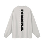 Heavyweight Earth Tone Long Sleeve Graphic T-shirt by Shop FNDMNTLS - Tshirts, autumn clothing, casual wear