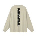 Heavyweight Earth Tone Long Sleeve Graphic T-shirt by Shop FNDMNTLS - Tshirts, autumn clothing, casual wear