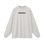 Heavyweight Earth Tone Long Sleeve Graphic T-shirt by Shop FNDMNTLS - Tshirts, autumn clothing, casual wear